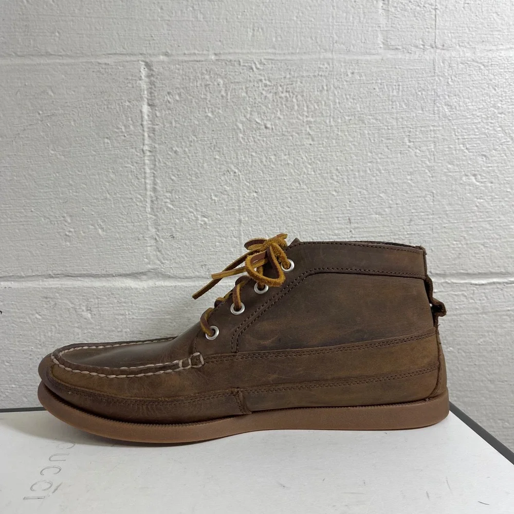 Sperry Top-Sider STS14556 Brown Leather Chukka Ankle Boots Lace‎ up Men's 10 M